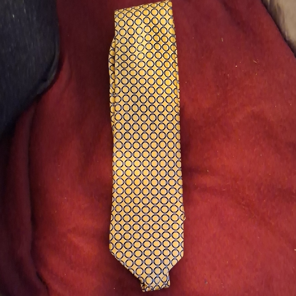 Michael Kors Yellow‎ and Blue Patterned Tie